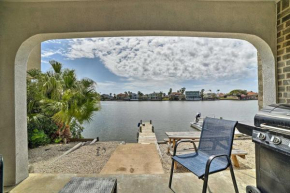Modest Canalfront Condo with Dock Less Than 2 Mi to Beaches!